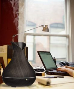 Alternative view of Diffusore Aromi e Olii essenziali 550ml con Led multicolore Colore Legno Scuro