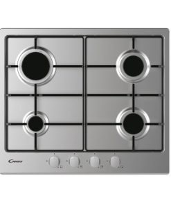 CANDYCDOY6GRX Piano Cottura a Gas 4 Fornelli Acciaio Inossidabile