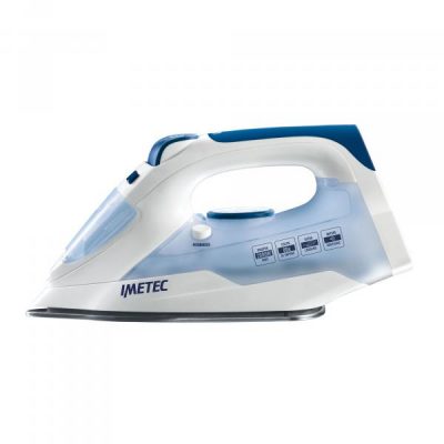 IMETEC 9293 Titanox Ferro da Stiro a Vapore Potenza 2000 Watt Colore Azzurro