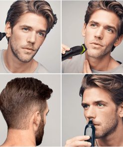 Alternative view of BRAUN Regolabarba Uomo 6 in 1 Tutto in 1 MGK3221 Rifinitore, Rasoio Elettrico Barba, Tagliacapelli, Rifinitore Naso e Orecchie  Nero/Verde