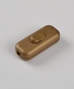 FAI Interruttore Passafilo Unipolare a Bilanciere Colore Oro