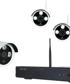 JORTAN 8806ZL3-4 Kit Videosorveglianza NVR 4 Telecamere Hard disk 500GB incluso