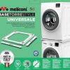 MELICONI Base Torre Style Kit di Sovrapposizione per Lavatrice e Asciugatrice