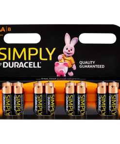DURACELL SIMPLY Alcaline Stilo AA - Blister 8 Batterie