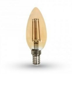 Lampada Led V-Tac VT-1955 E14 4W Candela Filamento Ambrato