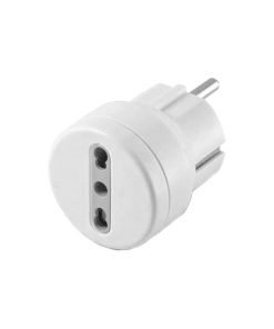 GBG Adattatore Spina Schuko a Presa 10/16A Colore Bianco