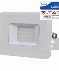 V-TAC PRO VT-20 Faro Led SMD 20W Ultrasottile Chip SAMSUNG da Esterno Colore Bianco
