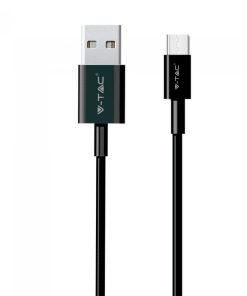 V-TAC VT-5302 Cavo Micro USB Tipo C Colore Nero Pearl Series