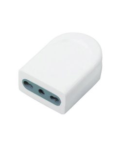 V-TAC  Presa Singola 10/16A Con Uscita Cavo Diritta Colore Bianco