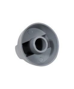 kit 5 manopole grigio satinato con adattatori x diametri 6 e 8 mm gambo lungo 2