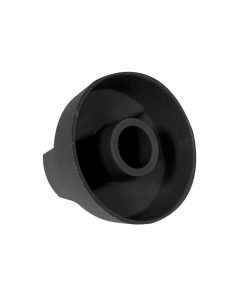 kit 5 manopole nero con adattatori x diametri 6 e 8 mm gambo lungo 1