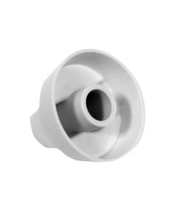 kit di 5 manopole bianche con adattatori x diametri 6 e 8 mm gambo lungo 2