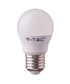 V-Tac Smart VT-5124 Lampada Led Wi-Fi E27 5W Miniglobo G45 RGB+W 4IN1 Dimmerabile
