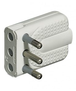 main spina corner salvaspazio 2p t 16a colore bianco 235