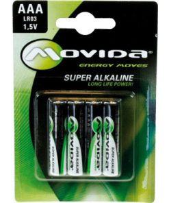 MOVIDA Extra Super Alkaline Ministilo AAA - Blister 4 Batterie