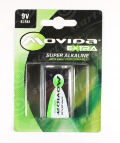 MOVIDA Extra Super Alkaline 9V - Blister 1 Batteria