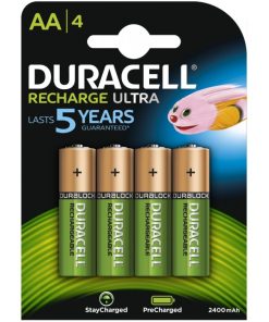DURACELL Pile Ricaricabili 2500MAH Stilo AA - Blister 4 Batterie