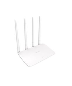 Alternative view of TENDA Router F6 Wireless Broadband 300m 1p Wan 3p Lan 10/100m. 4 Antenne Fisse 5dbi 2.4ghz