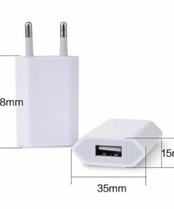 Alternative view of Caricabatteria USB da Viaggio Colore Bianco