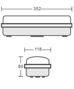 v tac vt 524 S 838 4w lampada emergenza muro bianco freddo samsung 1