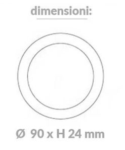 vtac 4906 v tac vt 605rd pannello led 6w tondo bianco freddo 6400k sku 4906 2ea