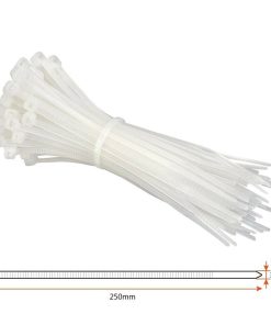 Fascetta NYLON Bianca 100X2,5 MM 100 Pezzi