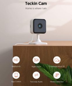 Alternative view of KIT 2 Telecamere Wi-Fi Smart compatibile Google Home e Alexa 1080P con microfono