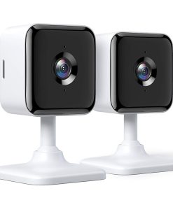 KIT 2 Telecamere Wi-Fi Smart compatibile Google Home e Alexa 1080P con microfono