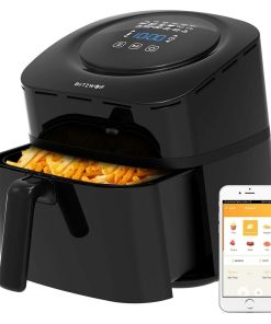 BLITZWOLF Friggitrice ad aria Calda, 1800W, 6L. Smart