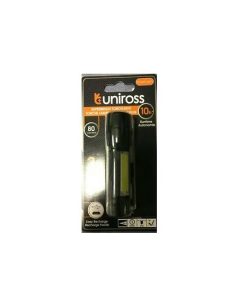 UNIROSS Torcia Torchlight LED COB 3W Luminosa a doppia funzione con banda laterale ricaricabile tramite USB