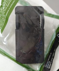 Alternative view of ECOVA Spina Singola Schuko Piatta Con Uscita Cavo a 90° Colore Nero