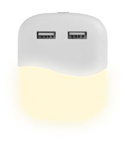 Alternative view of V-TAC VT-84 Punto Luce Led Rettangolare Chip SAMSUNG con sensore Crepuscolare e 2 Porte USB