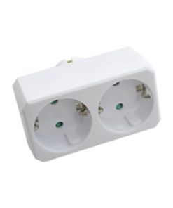 V-TAC VT-1006 Multipresa Adattatore Doppio Colore Bianco