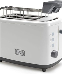BLACK+DECKER BXTOA820E Tostapane, 820 W, Bianco