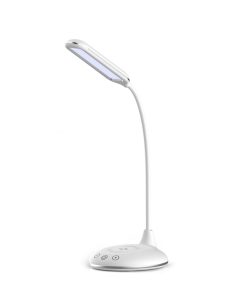 V-TAC VT-7705 Lampada da Tavolo LED 4W Multifunzione con Stazione di Ricarica Wireless colore Bianco