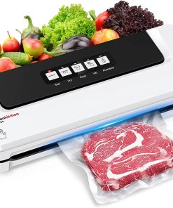 BONSENKITCHEN VS2000 Macchina Sottovuoto per Alimenti Bianco