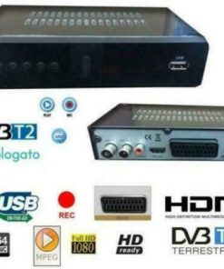 Alternative view of DECODER RICEVITORE DIGITALE TERRESTRE DVB-T2 TV SCART HDMI 1080P REG PVR HD 999
