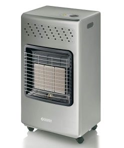 OLIMPIA SPLENDID 99386 Stovy Infra Silver, Stufa a Gas / Infrarossi 4200 W, Prodotto in Italia, Grigio