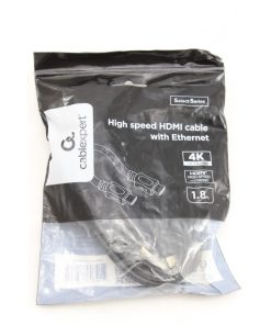 cablexpert high speed hdmi cable with ethernet 4k ultrahd 18mt 2