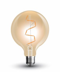 V-TAC VT-2024 Lampadina LED E27 4W GLOBO G95 Filamento Ambrata