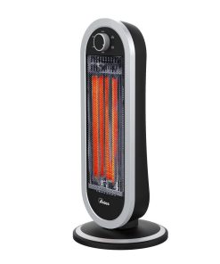 Alternative view of ARDES AR4B01 Stufa al Carbonio Oscillante Tizzo, 2 Lampade e 2 Potenze, Argento/Nero