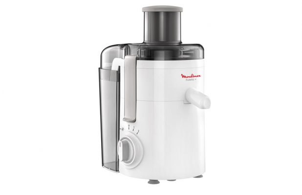 MOULINEX JU3701 Frutelia+, Estrattore di Succo a Freddo, Dotato di Ampia Apertura, Facile da Pulire, 2 Velocità e Modalità Pulse, 350 W