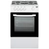 beko csg42001fw cucina 50cm 4 fuochigas forno a gas coperchio lamiera bianco