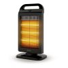 olimpia splendid solaria evo stufa elettrica 1200w oscillante con termostato colore nero promo 2 e1669826683425