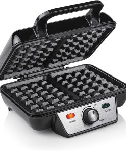 Alternative view of Tristar WF-2195 Cialdiera per Waffle, Acciaio Inossidabile, Nero